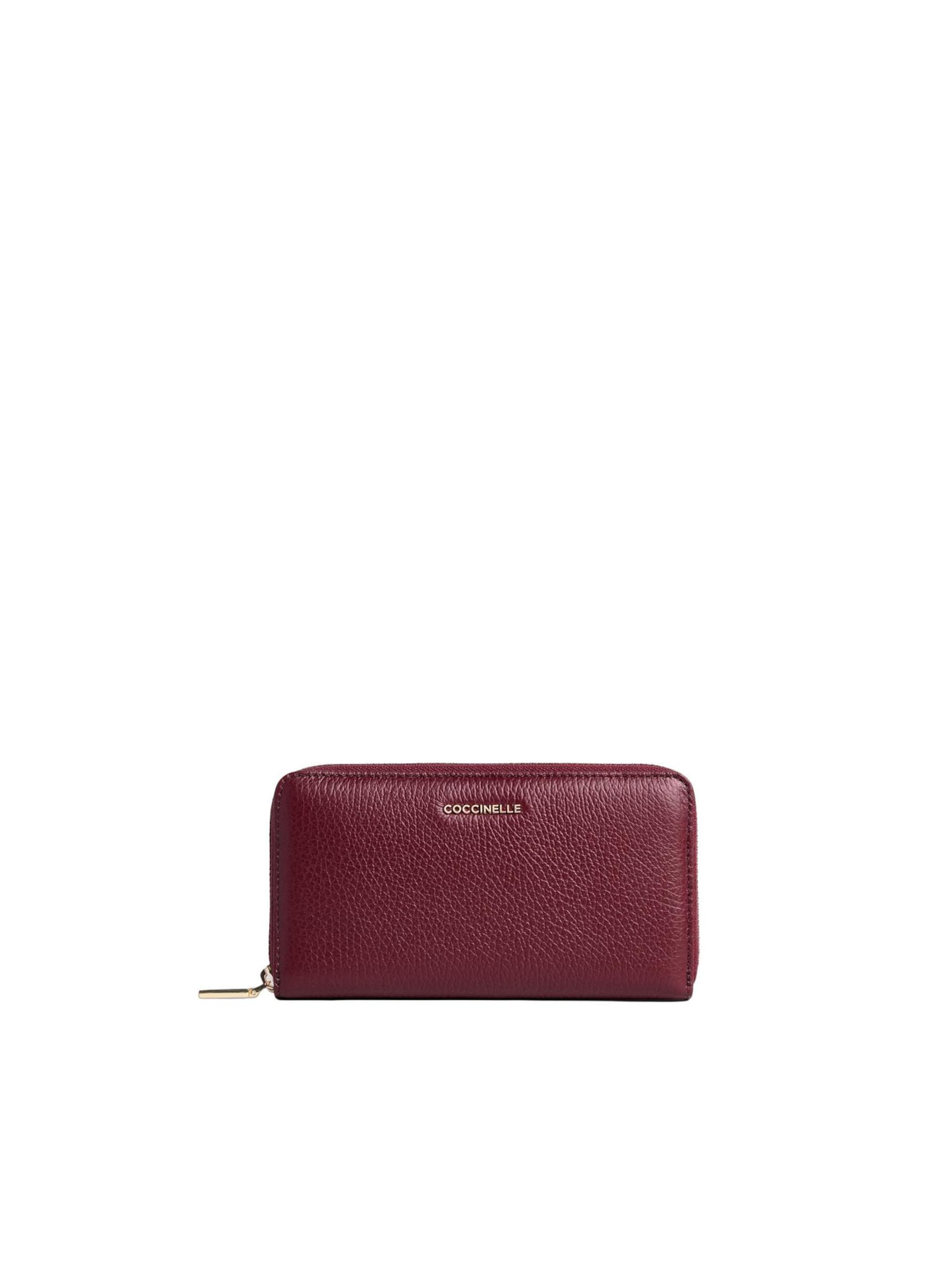Portamonete 'COCCINELLE METALLIC 9' di Coccinelle in rosso: frontale