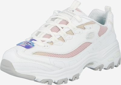 SKECHERS Zemie brīvā laika apavi rožkrāsas / balts, Preces skats