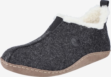 Rieker Slippers in Black: front