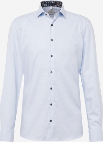 Coupe regular Chemise business OLYMP en bleu : devant