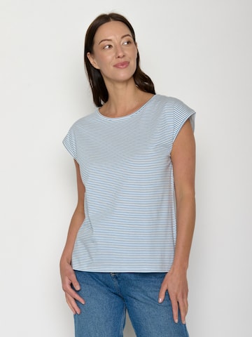 GREENBOMB Shirt 'Timid Basic' in Blauw: voorkant
