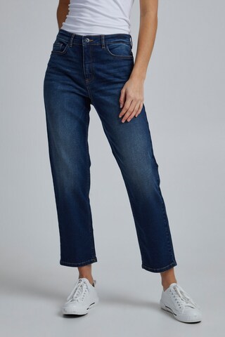 ICHI Regular Jeans 'TWIGGY RAVEN' in Blauw: voorkant