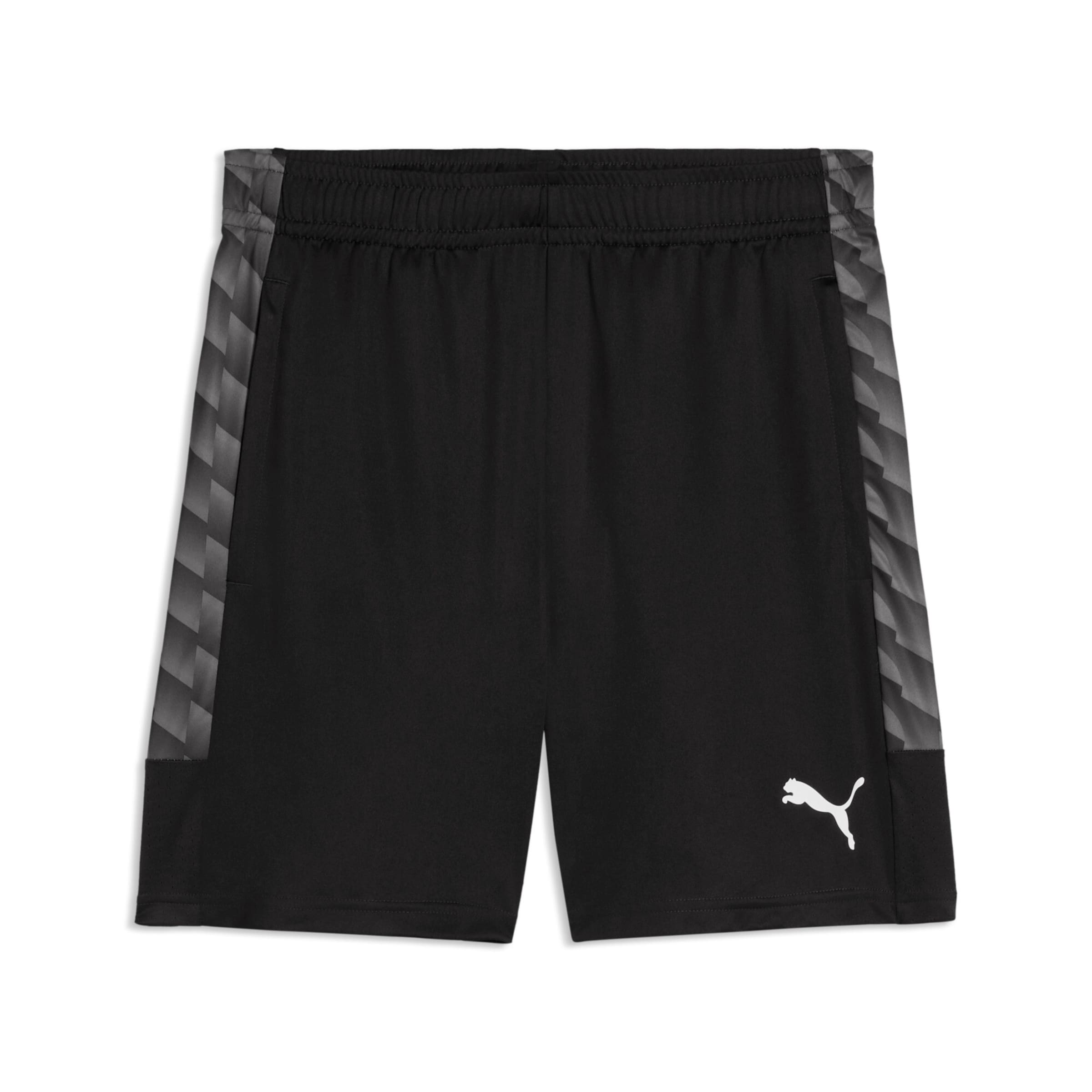PUMA Regular Workout Pants in Black: front