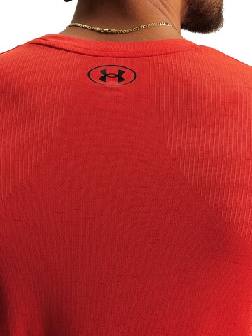 UNDER ARMOUR Performance Shirt 'Vanish Seamless' in Red