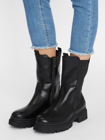 MARCO TOZZI Ankle Boots in Black: front