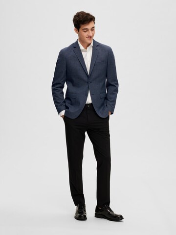 SELECTED HOMME Regular fit Business Blazer 'WELLS' in Blue