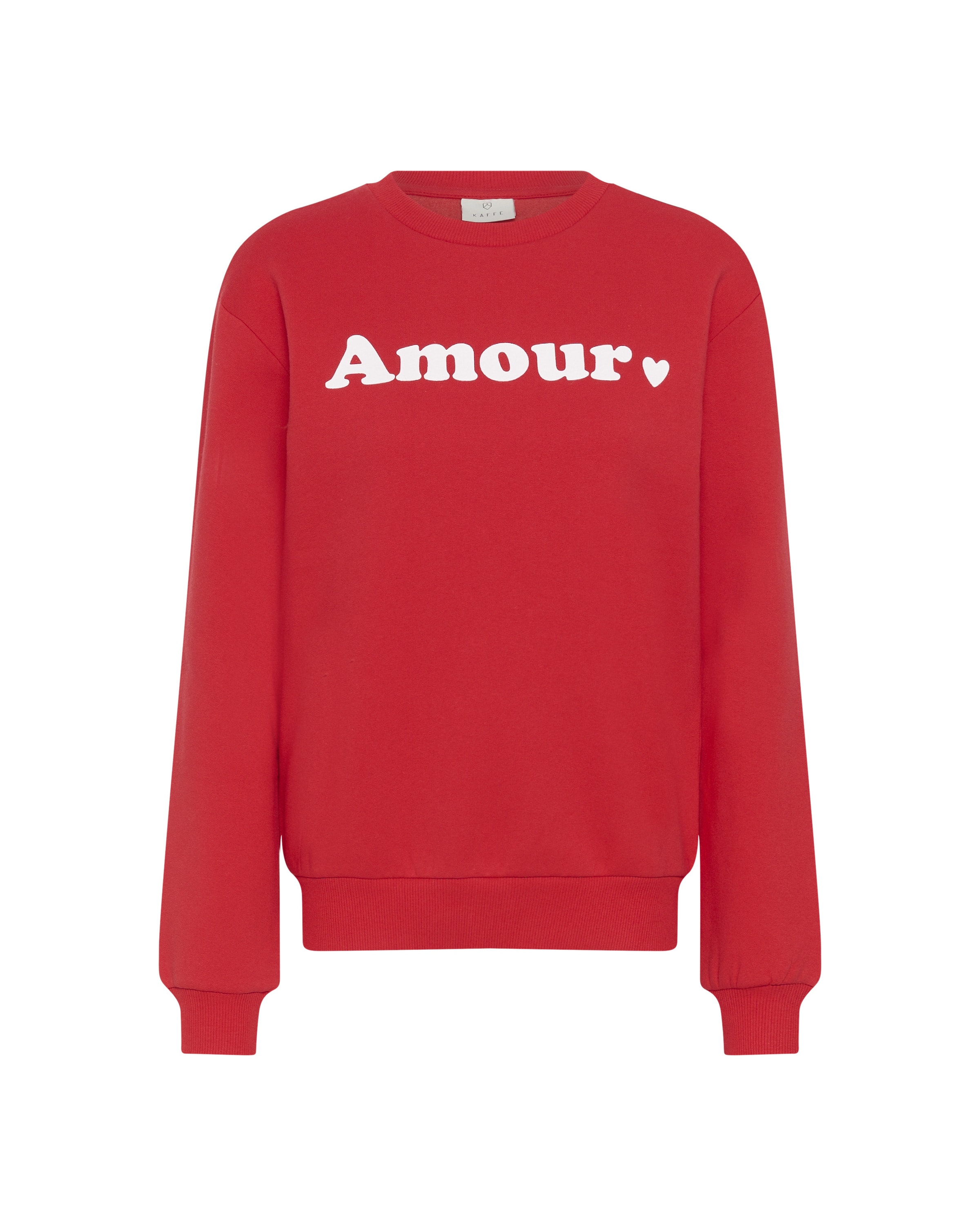 Sweat-shirt 'KAmila' Kaffe en rouge : devant