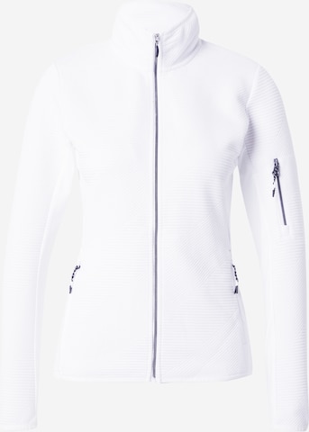 ICEPEAK - Sudadera con cremallera deportiva 'ETTENHEIM' en blanco: frente