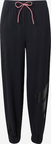 Tapered Pantaloni sport de la ADIDAS PERFORMANCE pe negru: față