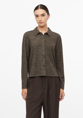 s.Oliver Blouse in Bruin: voorkant