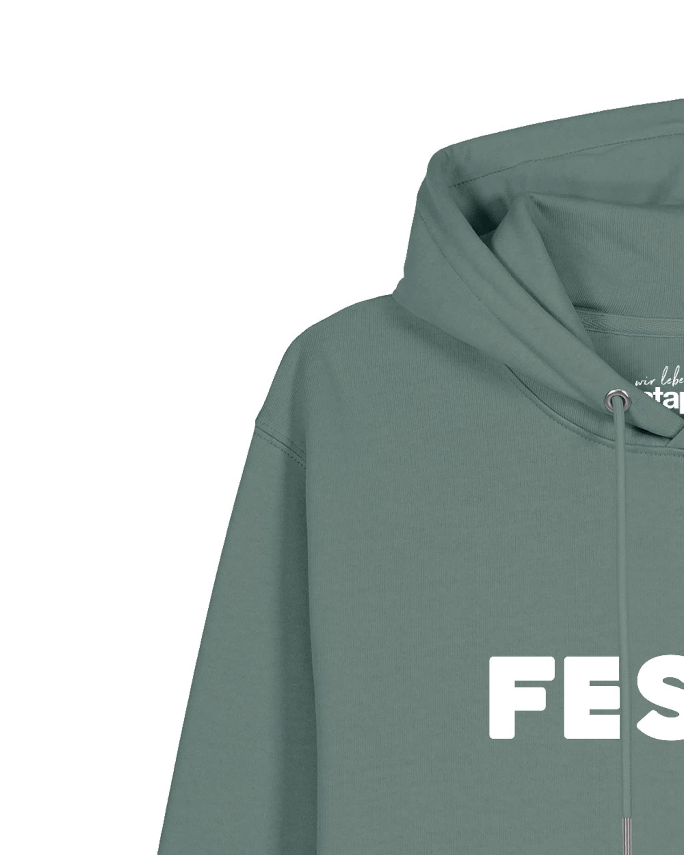 Sweat-shirt 'Fesch' Watapparel en vert