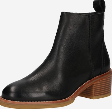 CLARKS Booties 'Cologne' in Black: front