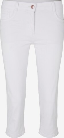 TOM TAILOR Slim fit Chino Pants 'Alexa' in White: front