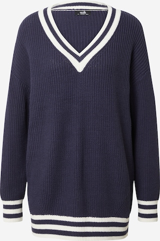 Pull-over Wallis en bleu : devant