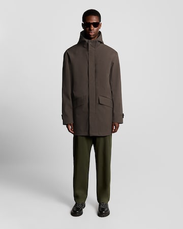 Lyle & Scott Tussenparka 'Military' in Grijs