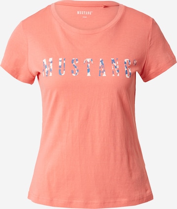 MUSTANG T-shirt 'Alexia' i rosa: framsida