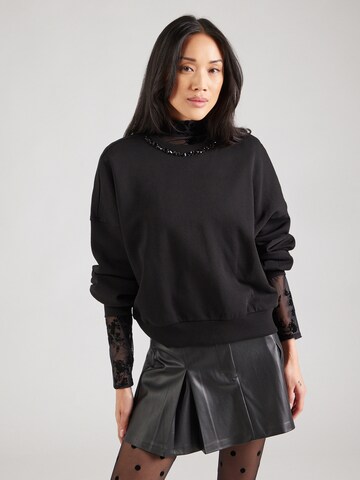 ONLY Sweatshirt 'ONLKiara' in Schwarz: Vorderseite