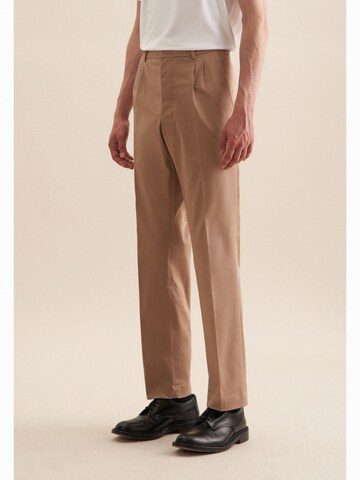 SEIDENSTICKER Regular Chino trousers in Brown