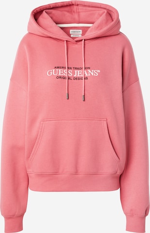 GUESS JEANS Sweatshirt 'American Tradition' in Pink: Vorderseite