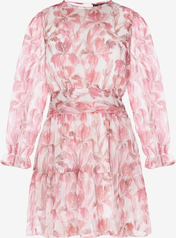 Robe faina en rose : devant