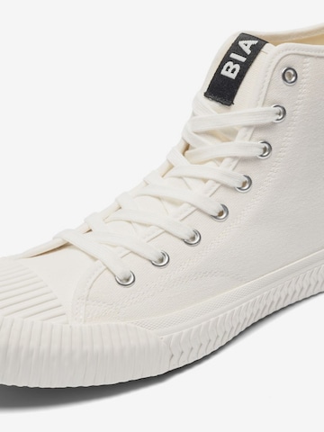 Bianco Sneakers hoog 'JEPPE' in Wit