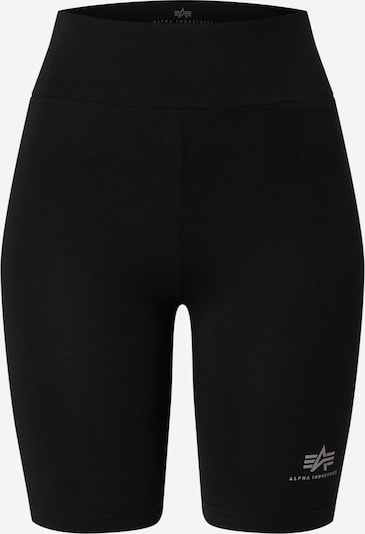 Shorts ALPHA INDUSTRIES pe negru / alb, Vizualizare produs