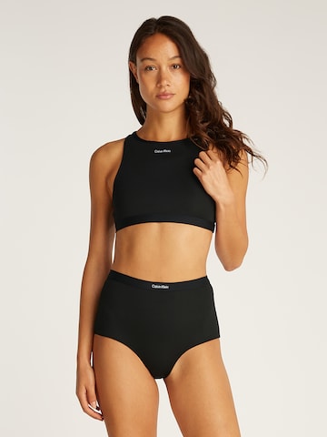 Calvin Klein Swimwear Bikinibroek in Zwart: voorkant