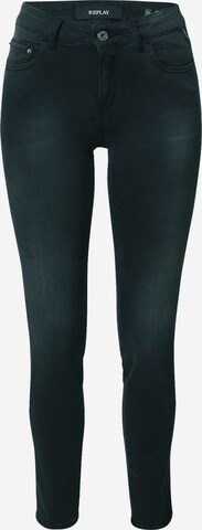 REPLAY Slimfit Jeans 'FAABY' in Schwarz: predná strana