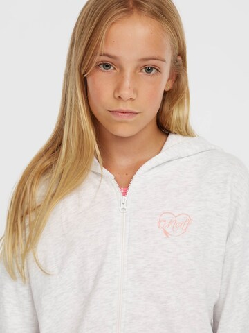 O'NEILL - Sudadera con cremallera en blanco