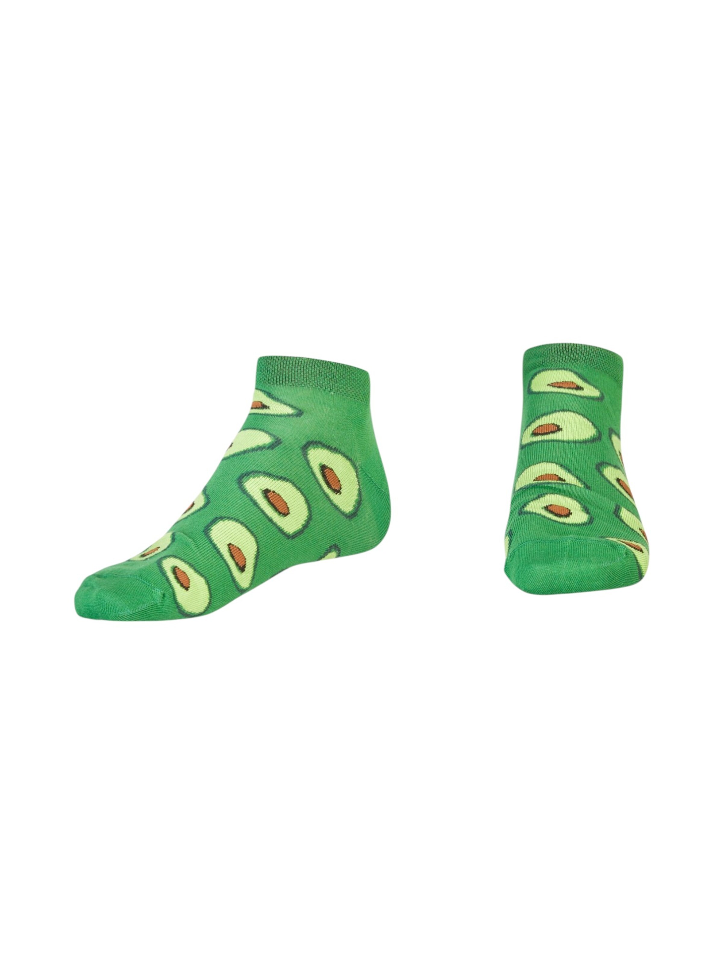 AbgeStrumpft Socks 'Avocado' in Green: front