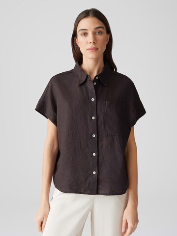 OPUS - Blusa 'Felisa' en marrón: frente