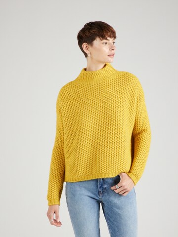 HUGO Sweater 'Safineyna' in Yellow: front