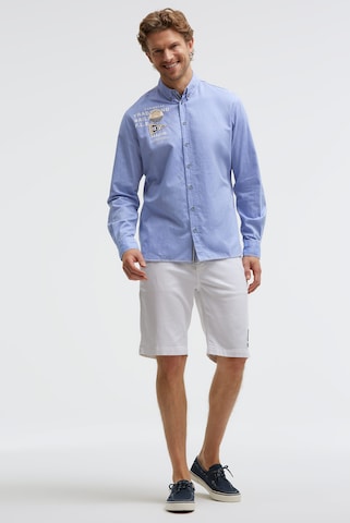 Gaastra Regular fit Button Up Shirt in Blue