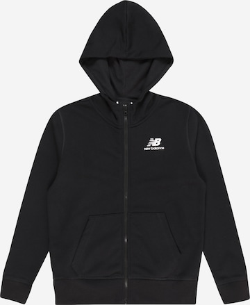 new balance Sweat jacket in Black: front