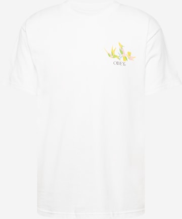 Maglietta di Obey in bianco: frontale