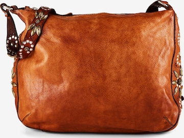 Campomaggi Schoudertas 'Nada' in Bruin: voorkant