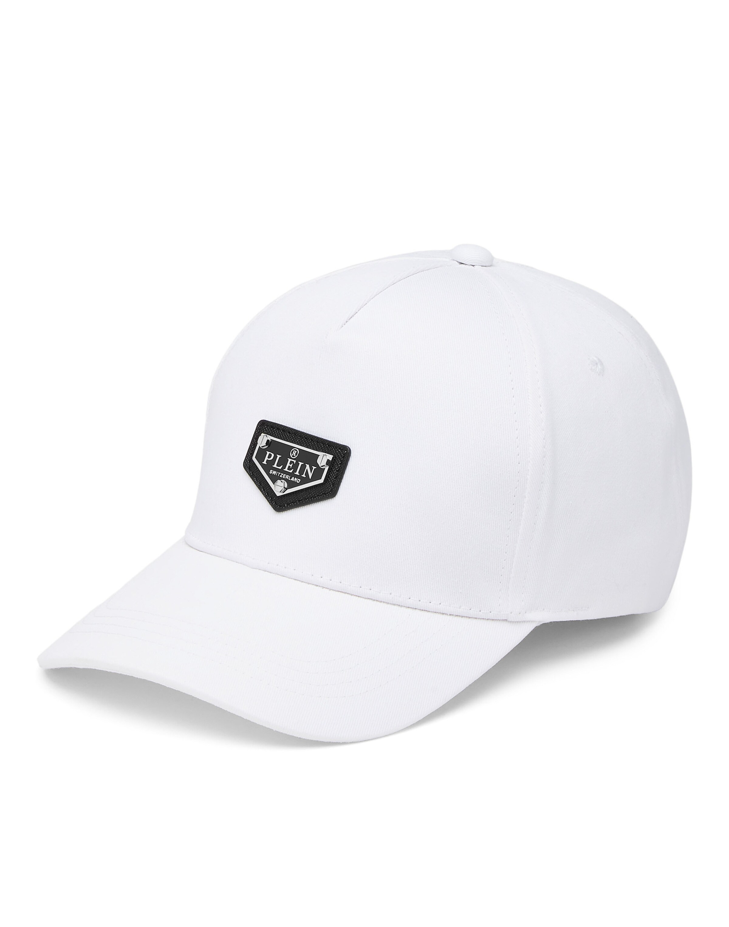 Philipp Plein Cap in White: front