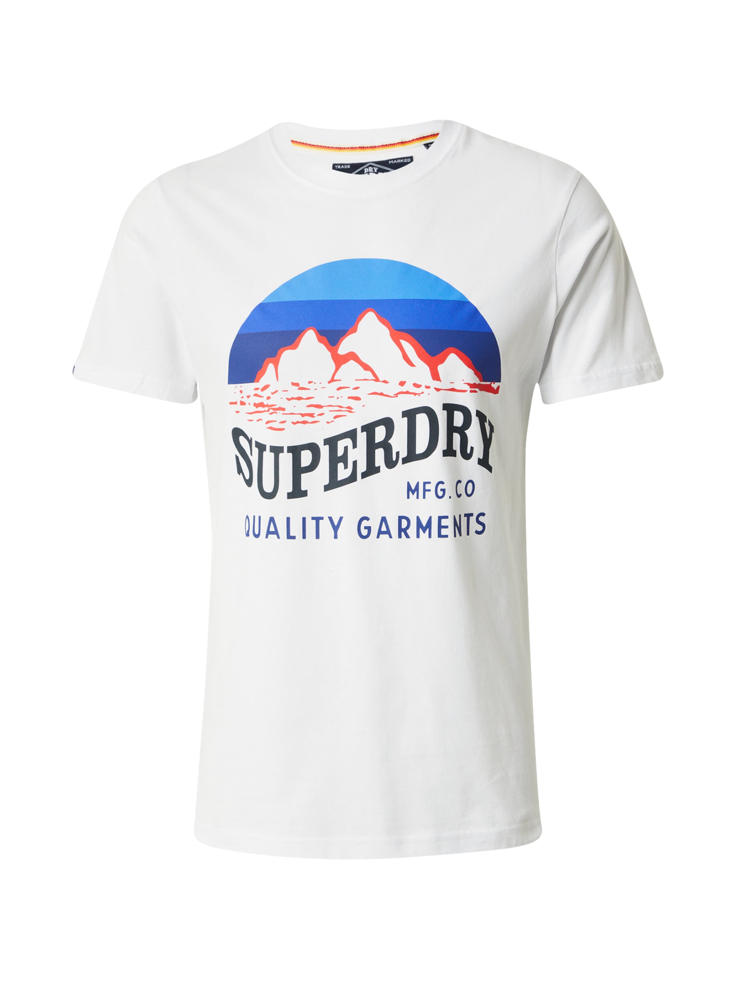 T-Shirt 'Great Outdoors' Superdry & Co en blanc : devant