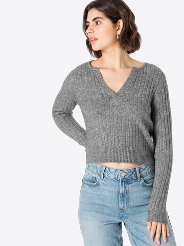 VERO MODA Sweater 'ELINE' in Grey: front