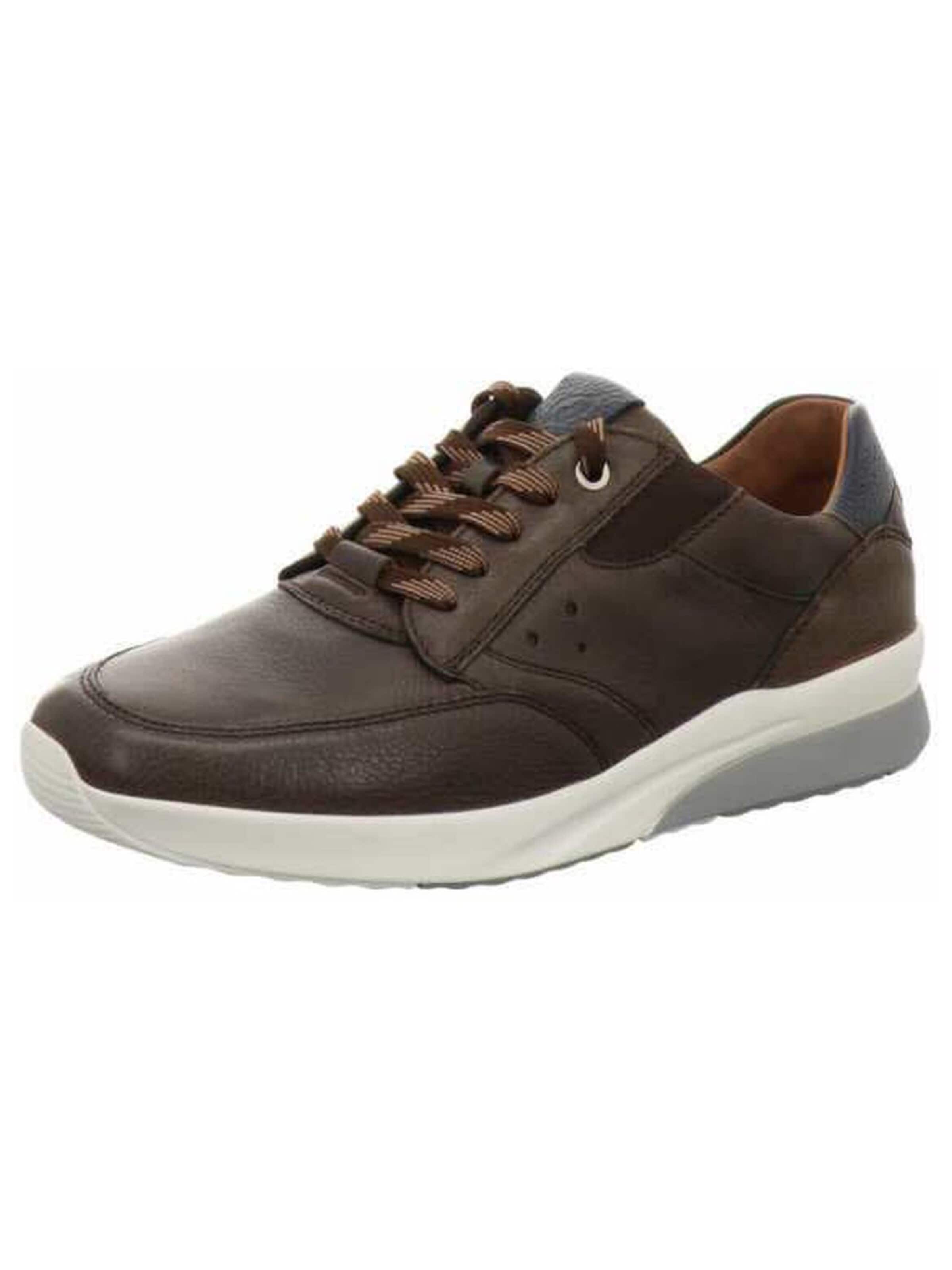 Scarpa stringata 'Sportlicher Schnürschuh Herren 654005 497 764 Fabian K-Weite Echtleder in braun' di WALDLÄUFER in marrone: frontale