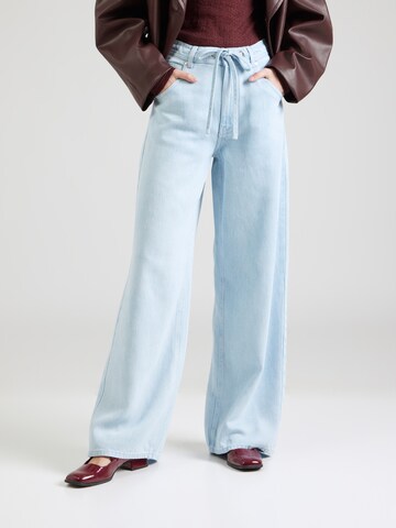 SECOND FEMALE Wide leg Jeans 'Irvin' in Blue: front