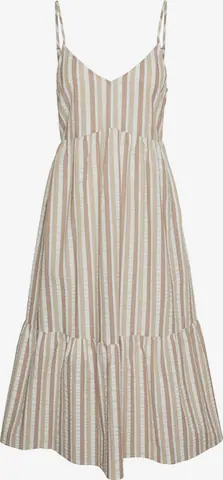 PIECES Poletna obleka 'Aitlyn' | bež barva: sprednja stran