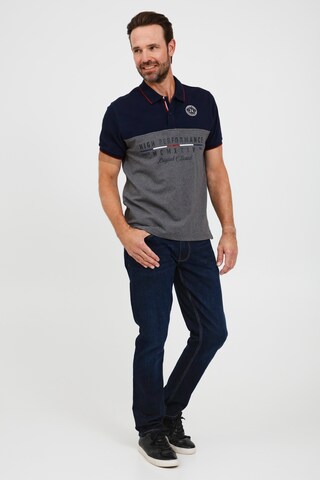 FQ1924 Shirt 'REYNIR' in Blauw