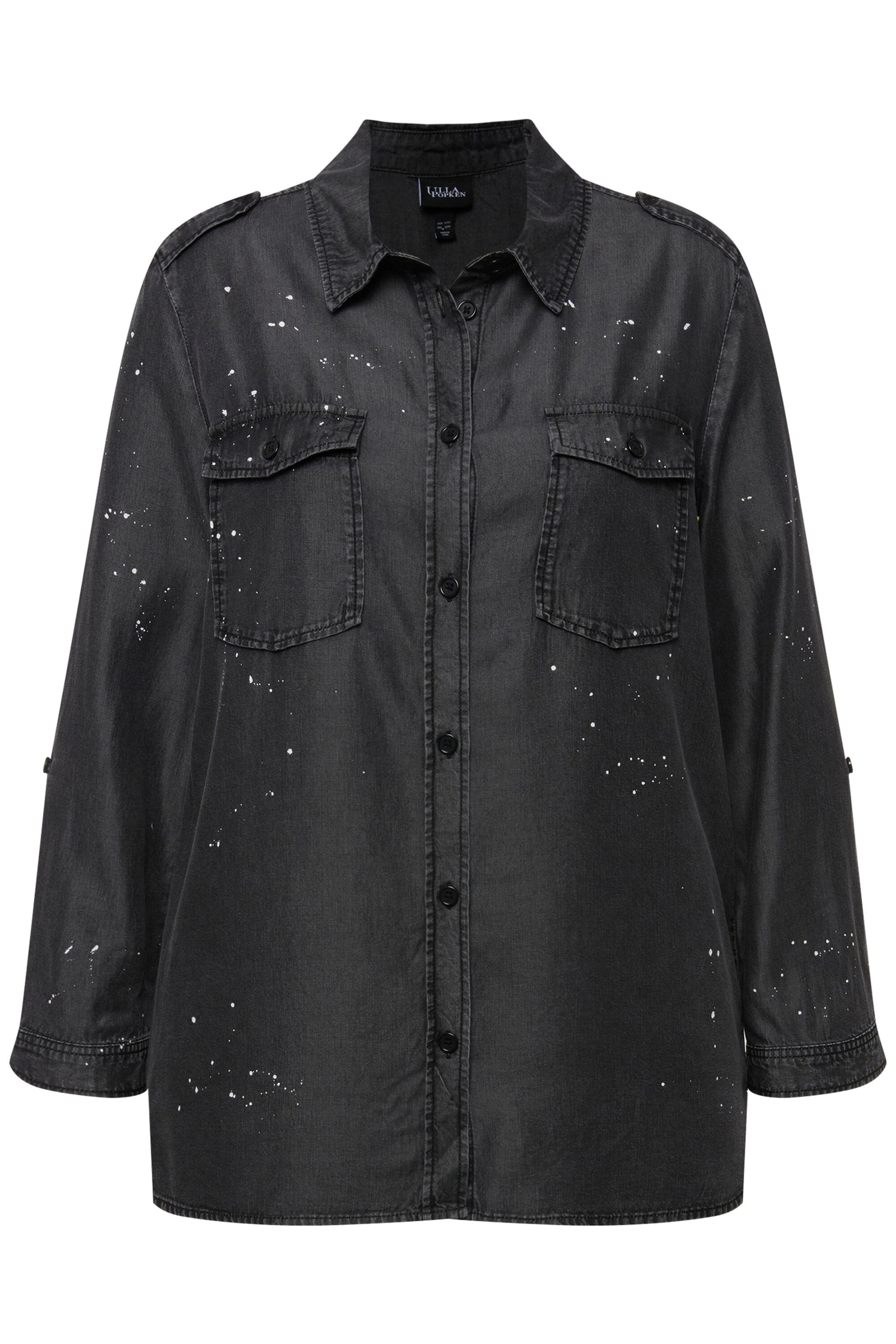 Ulla Popken Blouse in Grey: front