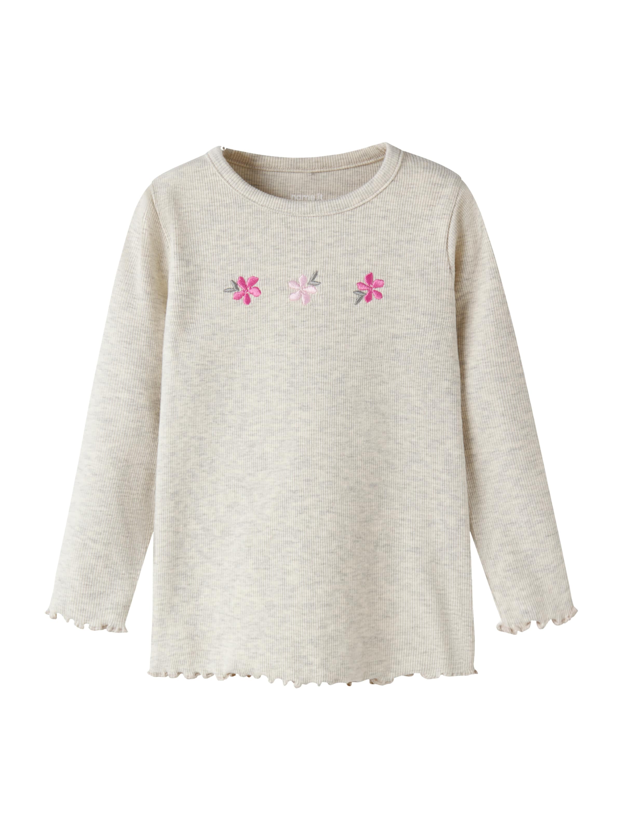 NAME IT T-shirt 'NMFDARI' i grå: framsida