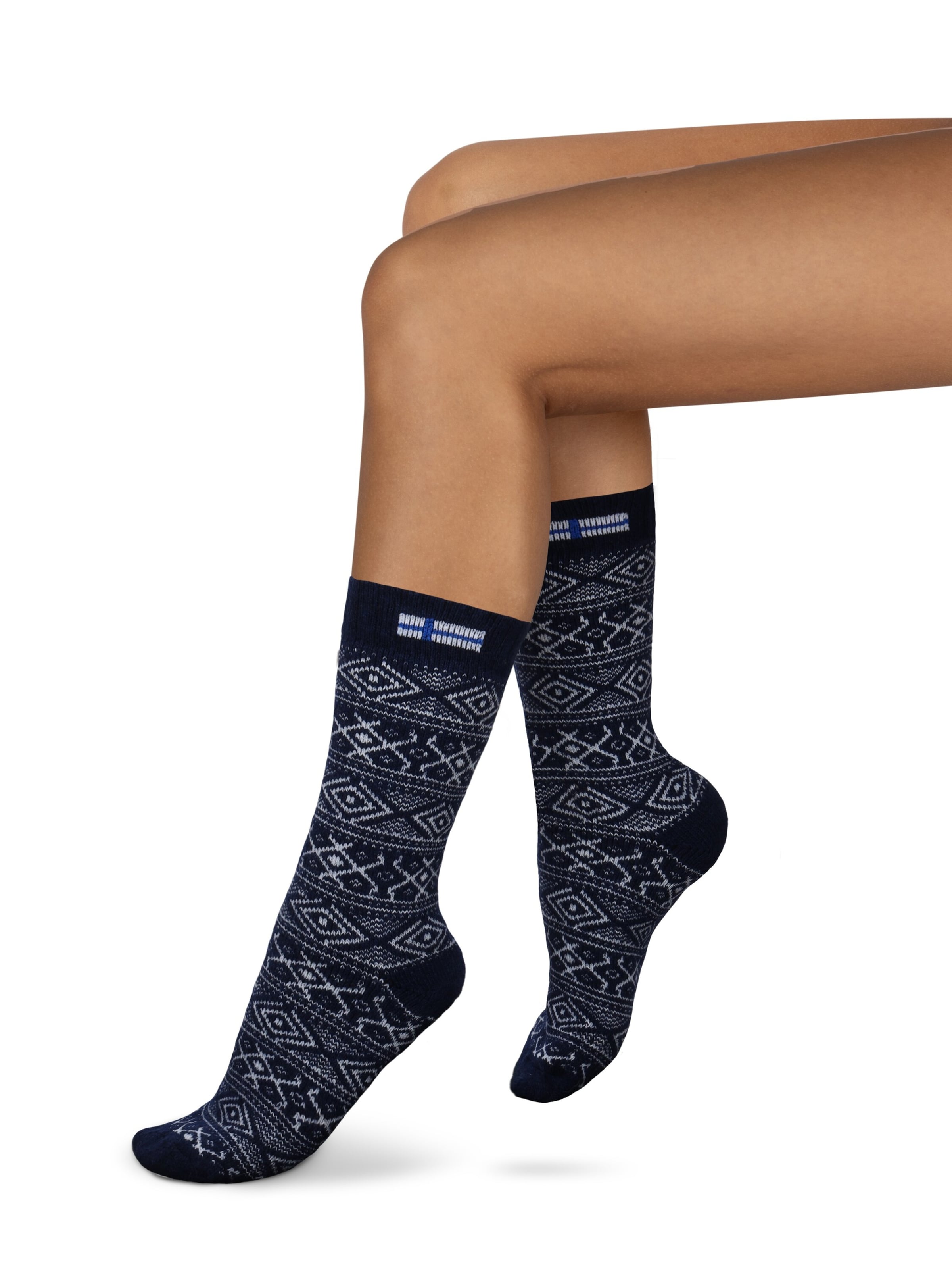 normani - Calcetines en azul: frente