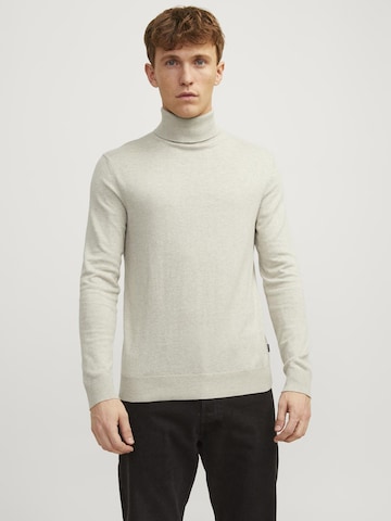 JACK & JONES Trui 'JJEmil' in Beige: voorkant