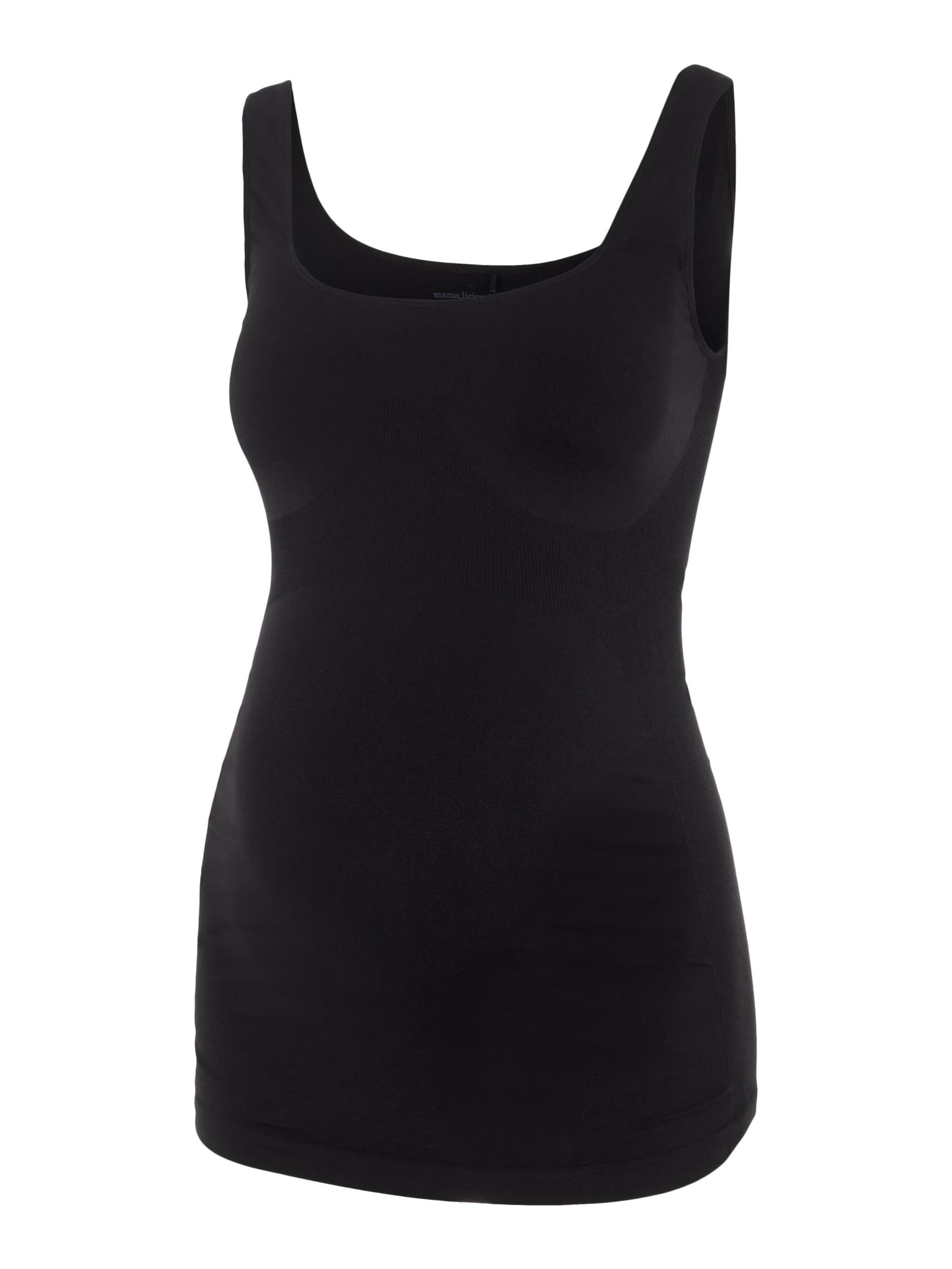 MAMALICIOUS - Top desportivo 'MLHEAL' em preto: frente