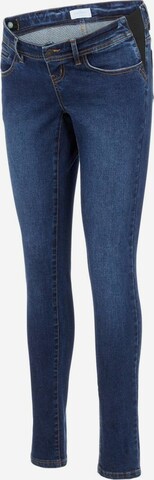 MAMALICIOUS Slimfit Jeans 'Essex' in Blau