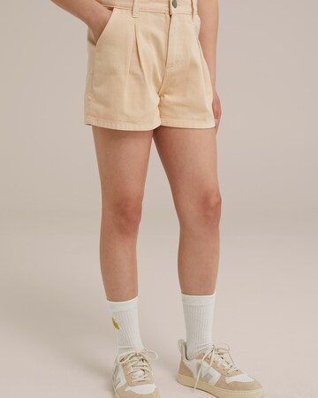 Regular Pantalon WE Fashion en beige : devant